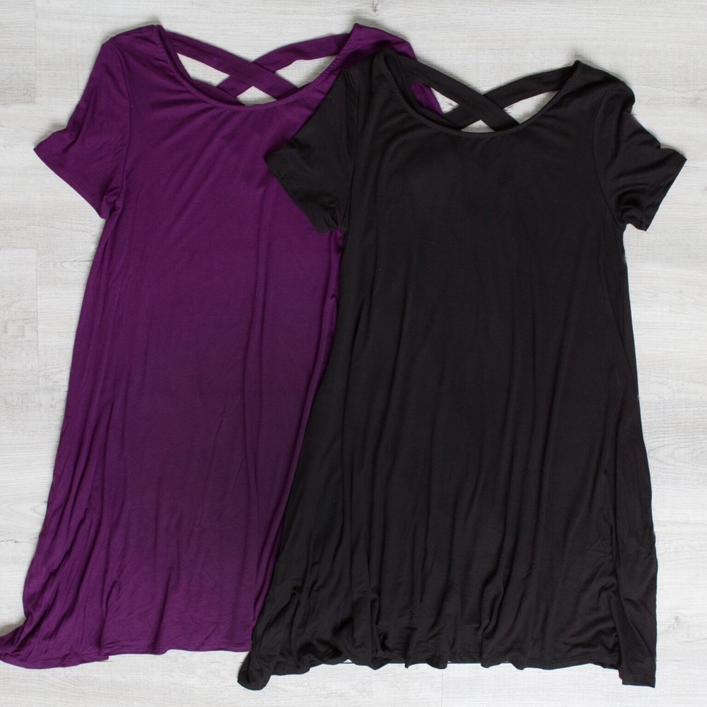 Amelia James Valencia Tunic Dress (Black)